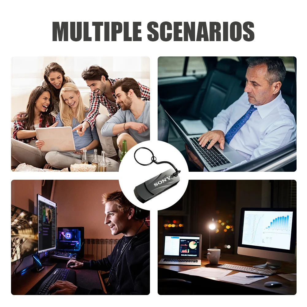 SONY Originale 16TB USB 8TB OTG Pendrive Pen Drive 2TB 4TB Tipo C Ad Alta Velocità Portatile USB 3.0 Flash Drive Memory Stick Impermeabile