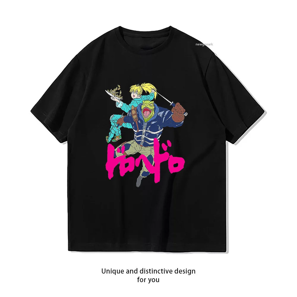 Dorohedoro Lizard Warrior shirt woman man Casual cotton printed t shirts Adult streetwear camisetas tops tee