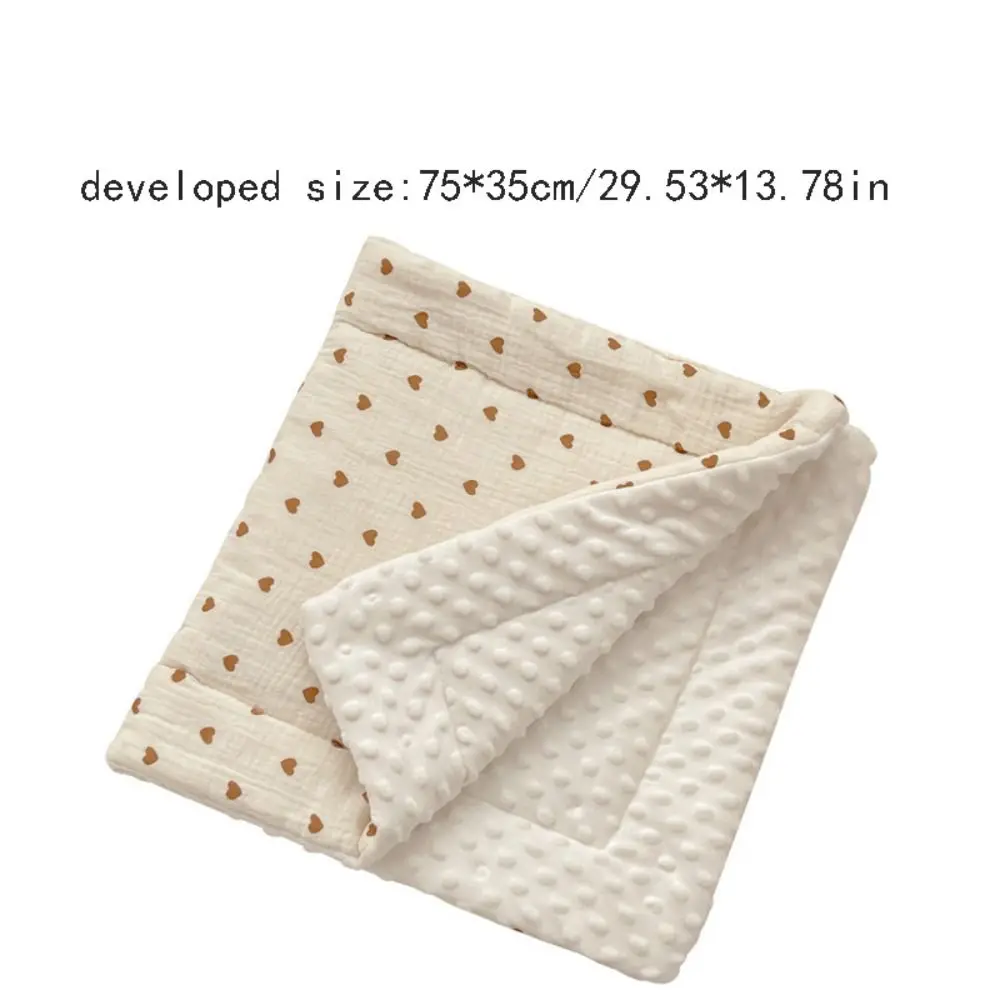 Coussin de poussette doux pour bébé, confortable, imprimé de dessin animé, tapis de siège de voiture, chaise de salle à manger respirante, coussin en coton