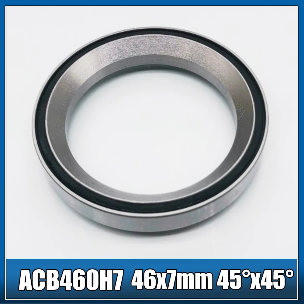 Bike Headset Bearings ACB460H7 34.1*46*7 mm 45/45 1PC ACB Road MTB Angular Contact Bicycle Stainless Bearing ACB460H7