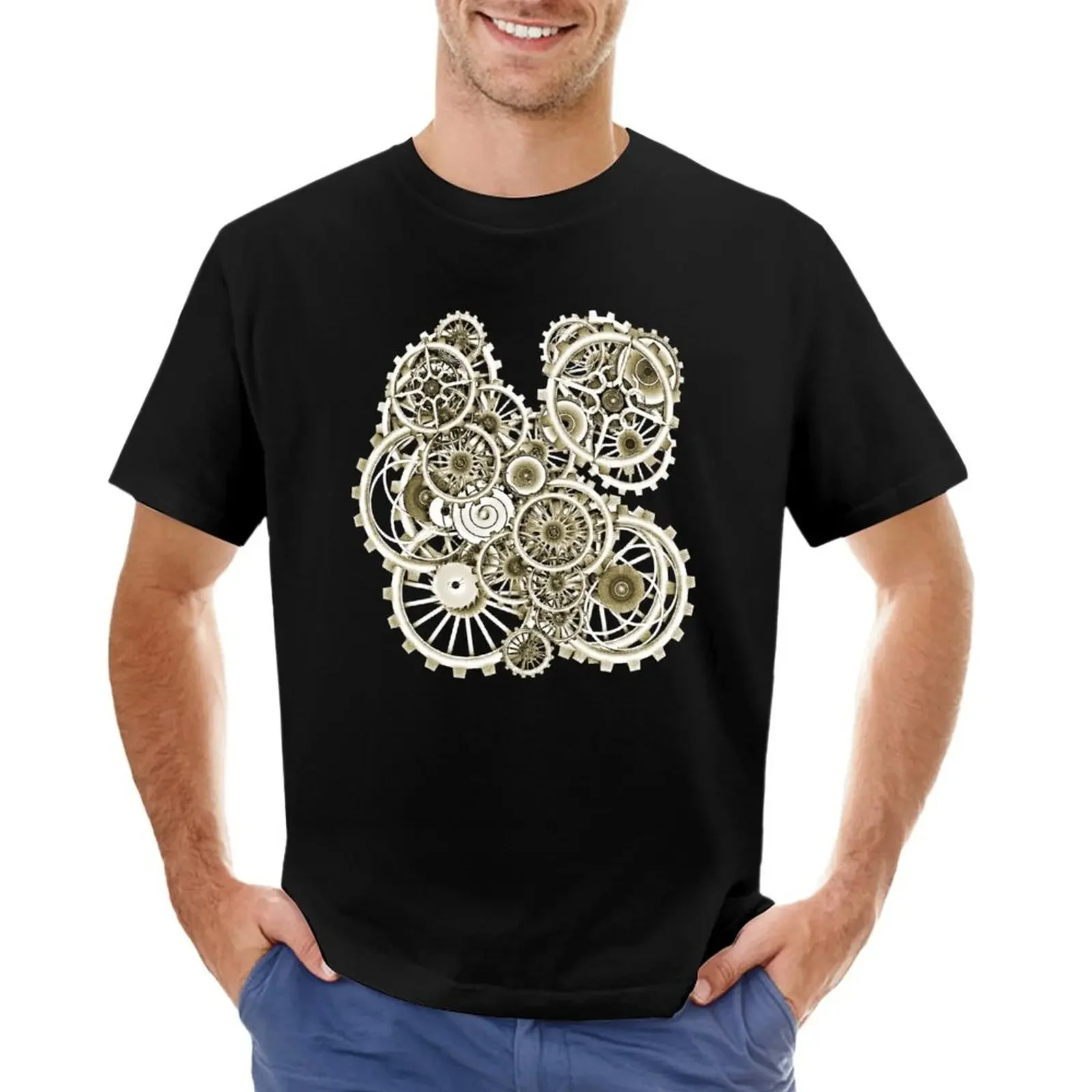 

Steampunk Gears on your Gear No.2 Vintage Style Steampunk T-Shirts T-shirt korean fashion for a boy plain white t shirts men