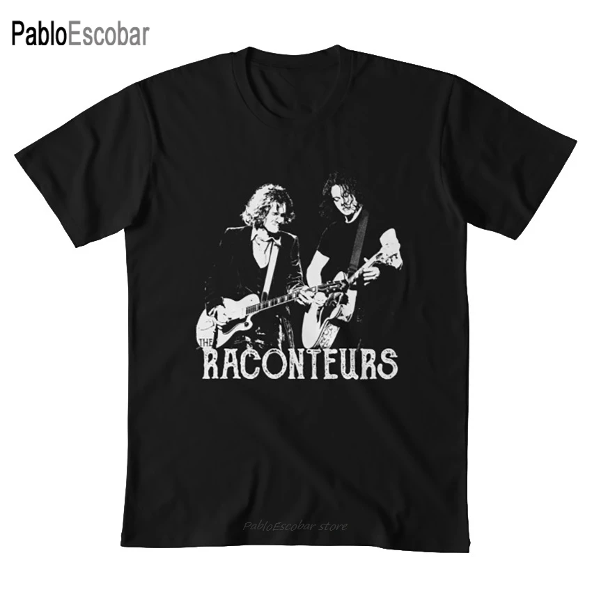 The White Stencil T shirt raconteurs jack white brendan benson detroit rock punk garage stripes