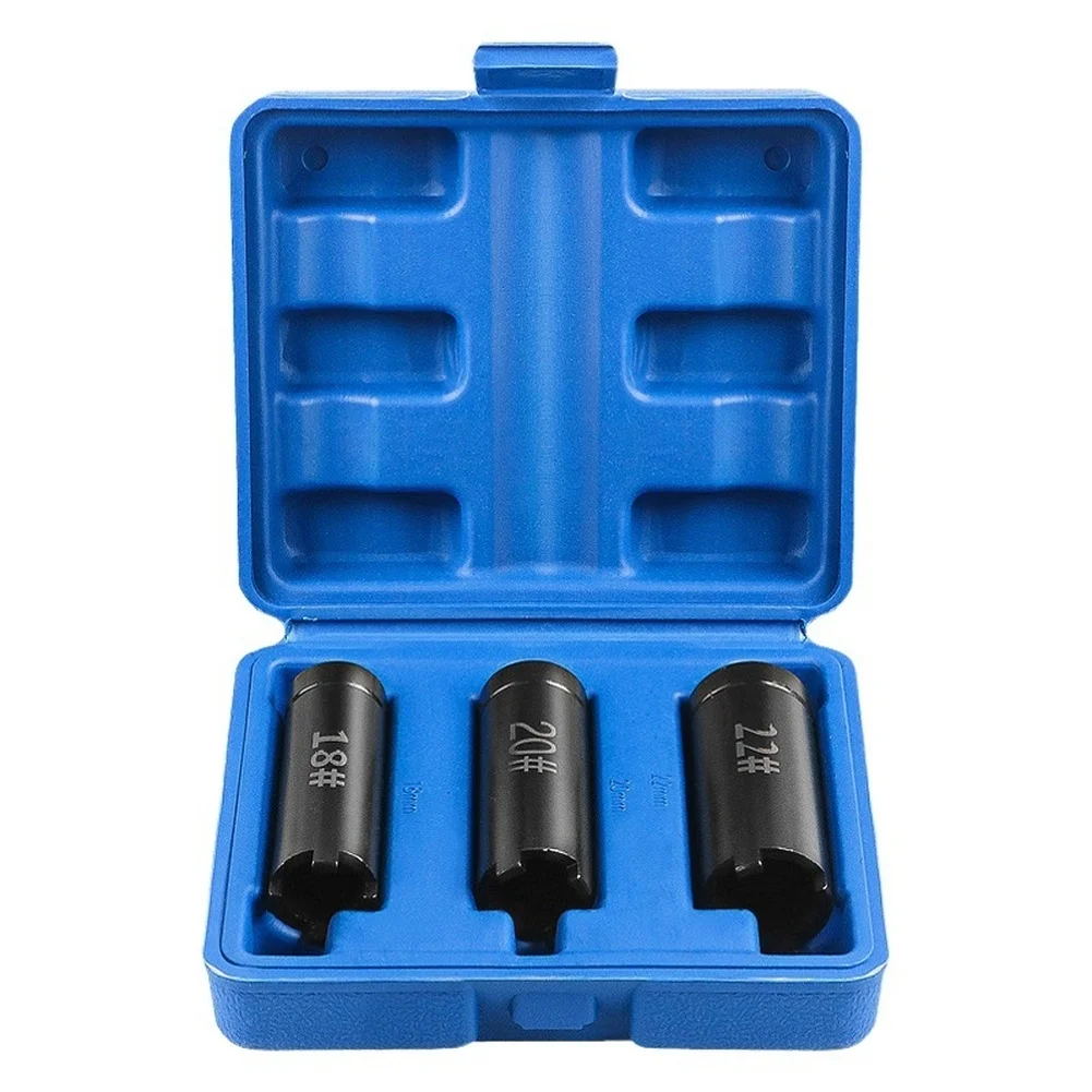 

Three Piece Motorcycle Clutch Nut Removal Set Four Claw Sleeve 12 Inch Drive 18mm 20mm 22mm for Motorcycle Repair Tools