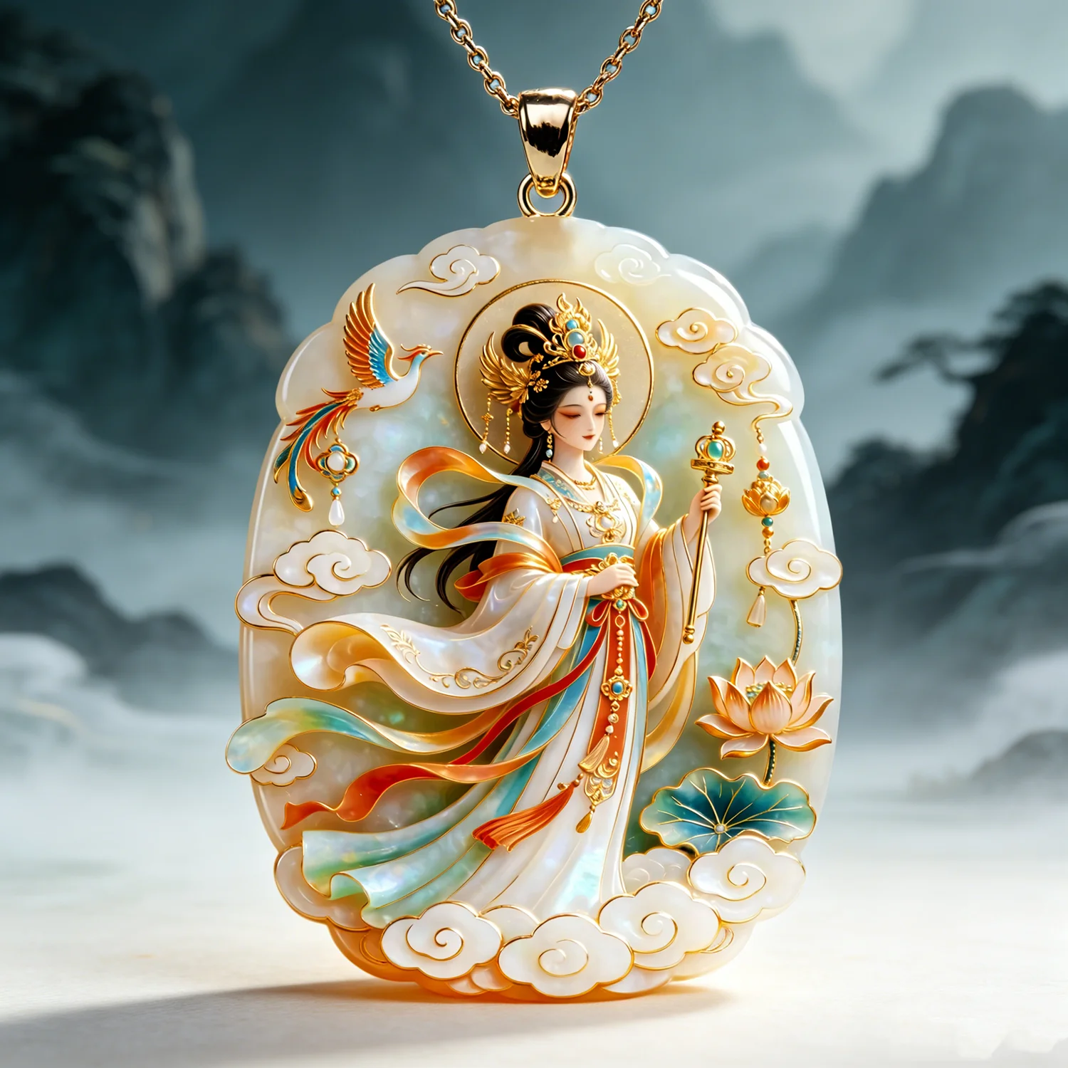 Traditional Metal Pendant Necklace Women's Style Nine  Sovereign Birthday Gift Friend's Present  out Fashion Jewelry