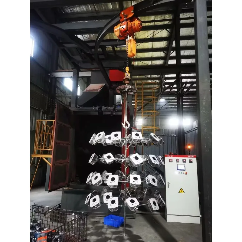 Industrial Hook Type Shot Blasting Equipment for Pressure Vessel Internal Cleaning SurfacePreparation Customized Treatment Price