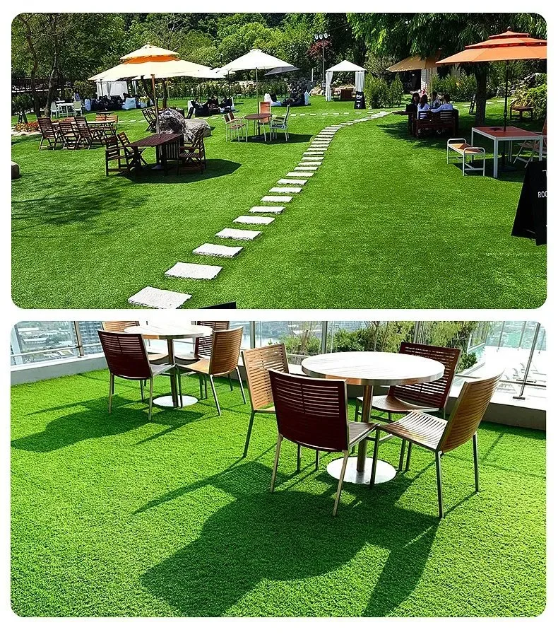 High-Quality Artificial Lawn Grass for Yard Garden Decor Outdoor Indoor Green Decoration Synthetic Turf Lawn Carpet Roll 15x15cm