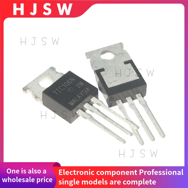 10 قطعة نوعية جيدة TIC TIC106M TIC106S TIC106N TIC106 TO-220 5A 400/600/700/800V TIC106D MOS مكونات الالكترونيات الترانزستورات #2