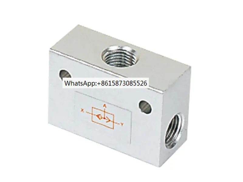 

NBSANMINSE ST G Thread 1/8 1/4 3/8 1/2 3/4 1 Shuttle Valve 0 ~ 1.0 MPa Pneumatic Air Valve Mechanical Valve