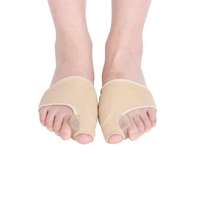 Toe Separator Foot Care Tool - Bone Thumb Adjuster Protector Pedicure Sock Hallux Valgus Bunion Straightener for Foot Care