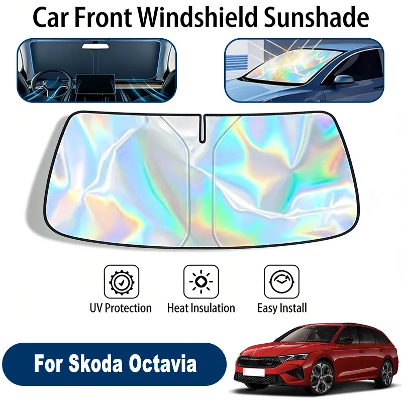

Car Windshield Sun Shade UV Reflective Sun Visor Protection Cover For Skoda Octavia 1Z 5E NX3 2004-2026