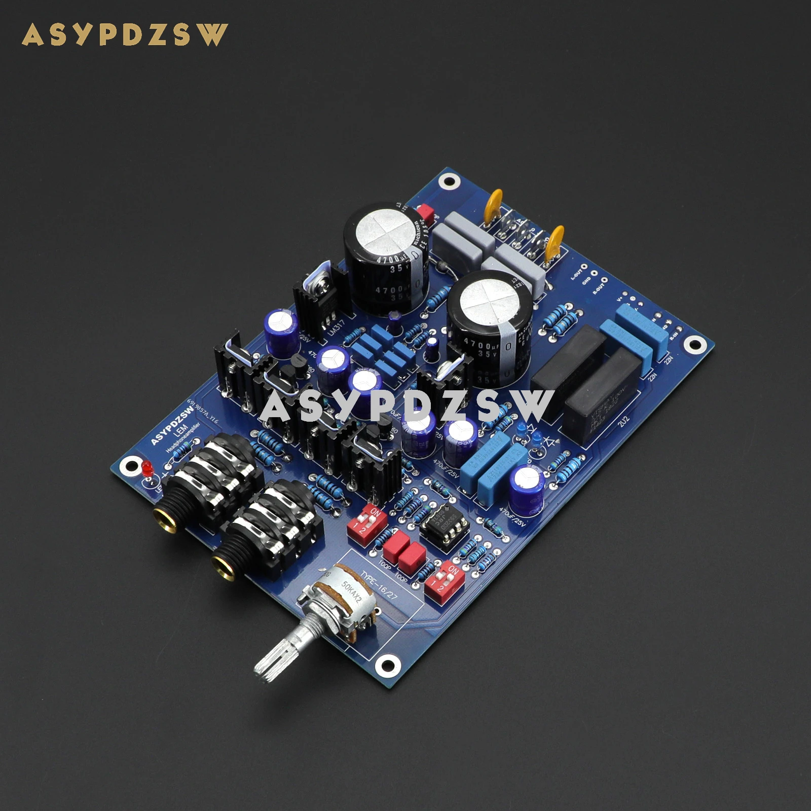 HIFI Base on Lehmann Class A Headphone amplifier LEM Preamplifier DIY Kit/Finished board