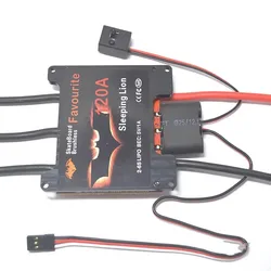 Patinete eléctrico ESC sin escobillas, ajuste eléctrico, 200A/120A, modelo de vehículo doble individual, tanque de Control remoto, Robot de velocidad de 50V