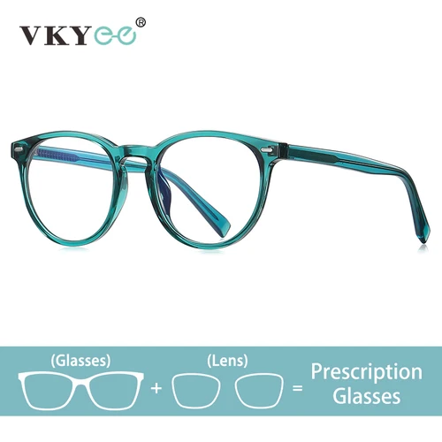 VICKY, monturas redondas simples clásicas, gafas fotocromáticas antiluz azul, multifocales progresivas, prescripción personalizable PFD2117