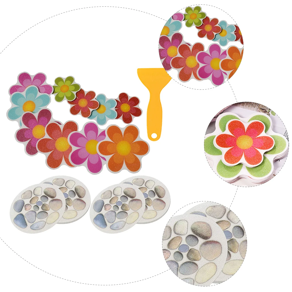 

14Pcs Peva Bath Safety Anti Stickers Non Skid Bath Tub Stickers Anti Decals For Bathroom Kitchen Pool Balcony Corridor