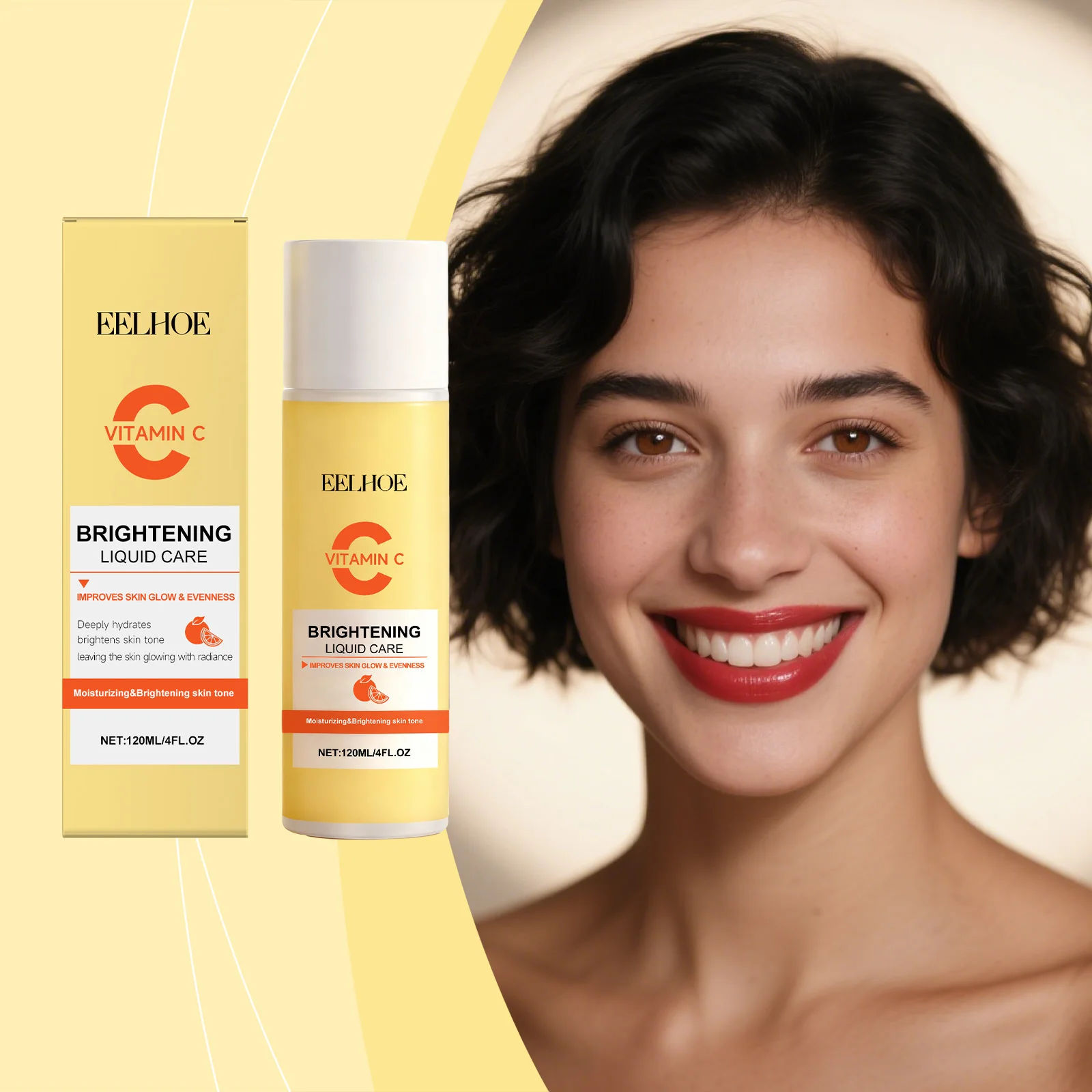 

Vitamin C Serum Moisturizing Hydrating Lightweight Essence for Facial Skin Radiance Enhancement and Daily Glow Care Elixir