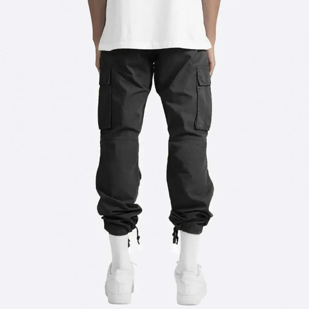

Men Casual Pants Men's Casual Cargo Pants Multi-pocket Baggy Trousers Loose Fit Joggers for Streetwear Gym Running Hiking