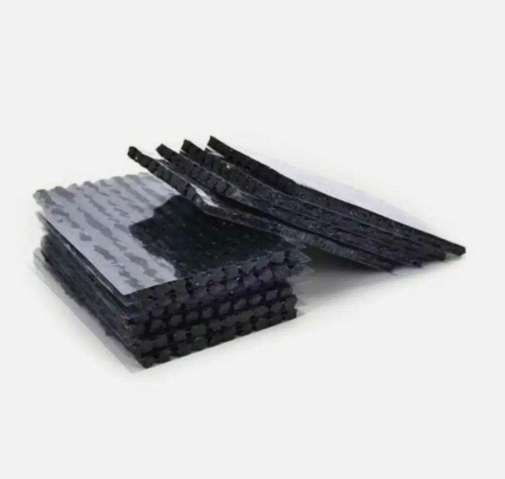 10Pc Car Tire Repair Tool Kit with Rubber Strips Tubeless Tyre Puncture Studding Plug Motorcycle Truck Vacuum Tire Repair Tool