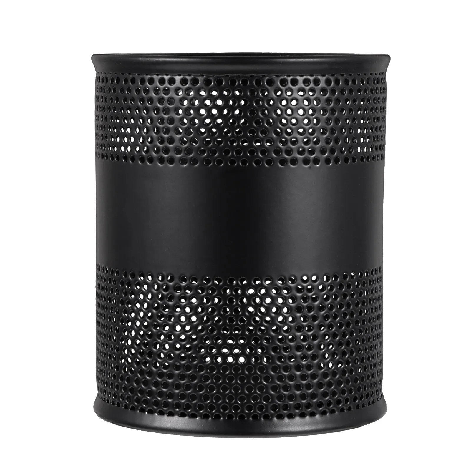 

1Pcs Rustproof Pen Holder Creative Desktop Storage Box for Pens Stationery Makeup Brushes Round Brush Pot Office Supplies