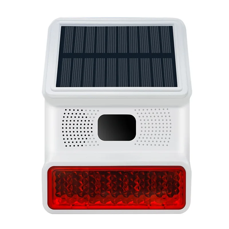 

Solar Power Wireless Sound&Light Siren Alarm Burglar Alarm System Home Security Door Window Alarm Sensor