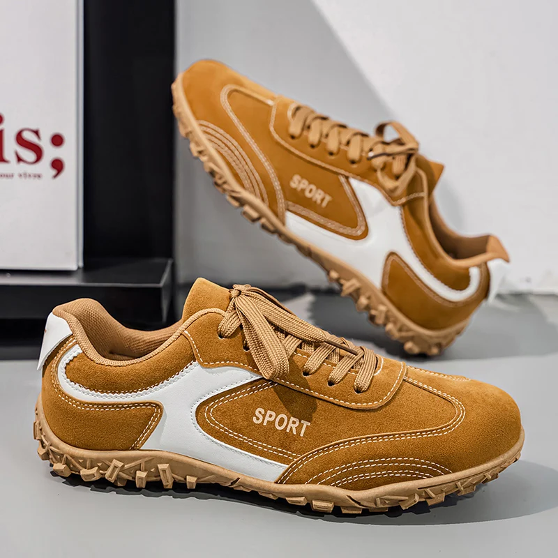 

New Lightweight Casual Shoes for Men Breathable Running Sneakers with Thick Sole for Spring Autumn Sports Walking Tennis Shoes