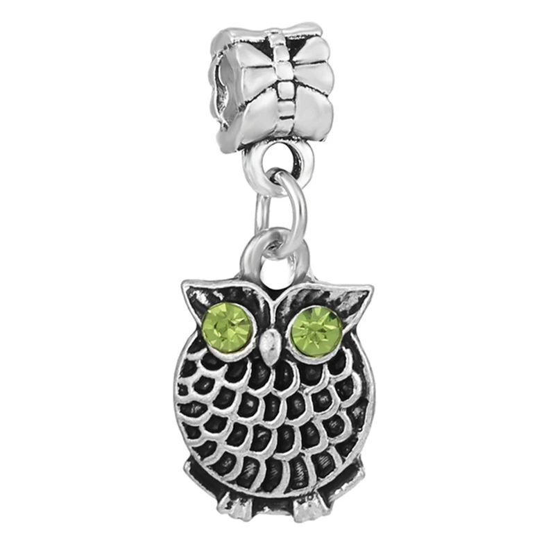 10Pcs/Lot Cute Owl Bird Forever You Me Charms Beads Fit DIY Bracelets Necklaces For Women Jewelry Making Special Offer Wholesale