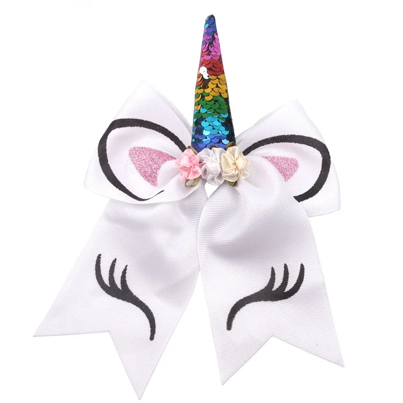 1pc Girl Sweet Unicorn Hairband Elegant Bow Decoration Festival Party Performance Women's Exquisite Hair Accessories view 5