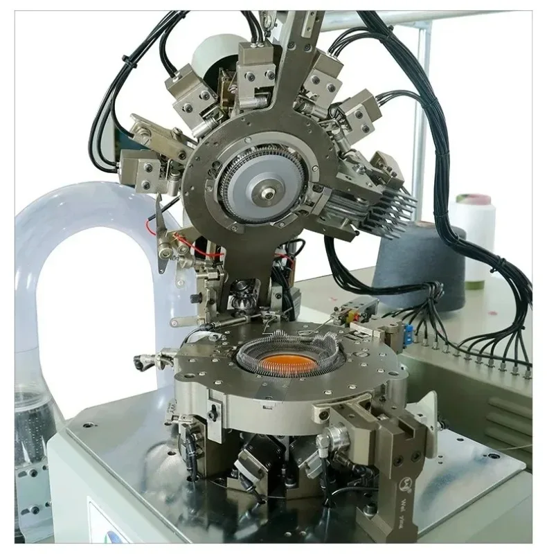 Automatic 7F knitting seam turning intelligent integrated socks machine, socks machine hosiery knitting machine