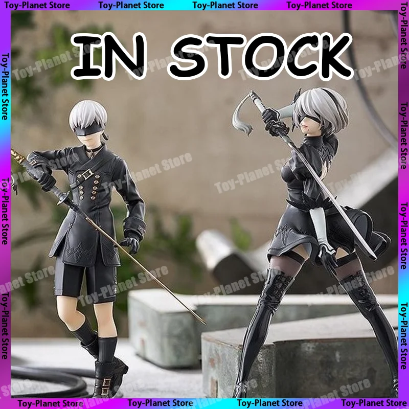 在庫 17 センチメートルポップアップパレードニーアオートマトン Ver1.1a 9S 2B PVC モデルコレクションアクションフィギュアカスタマイズされたギフトおもちゃ