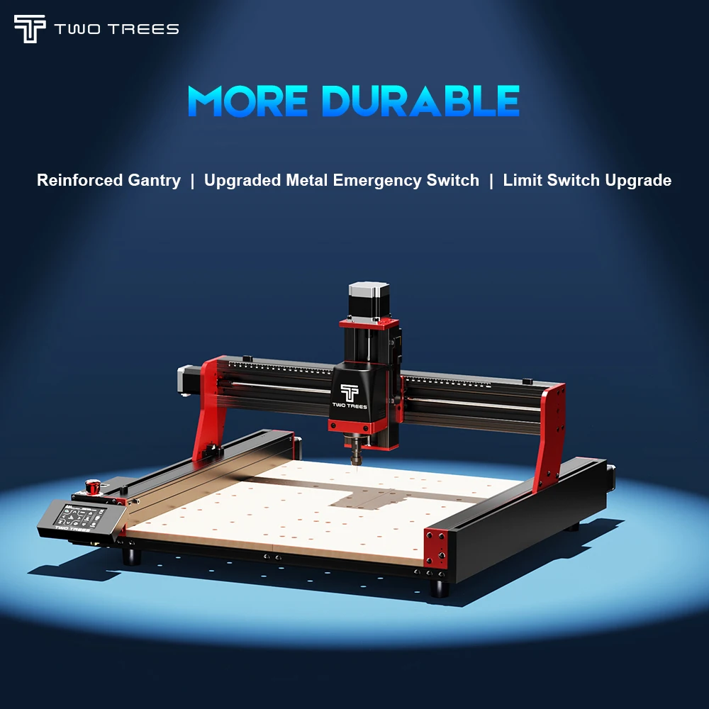 Twotrees TTC450 PRO Engraver 3/4 Axis CNC Router Milling Cutting Machine GRBL CNC Engraver For Wood Acrylic PCB PVC MDF Metal
