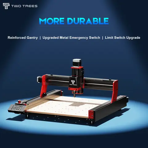 Twotrees TTC450 PRO Engraver 3/4 Axis CNC Router Milling Cutting Machine GRBL CNC Engraver For Wood Acrylic PCB PVC MDF Metal