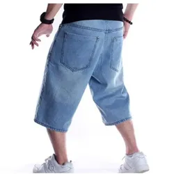 Sommer Herren Shorts Hip Hop Denim Jeans Boards horts American Fashion Hose lose Baggy Cotton Herren Hosen hose Größe 46