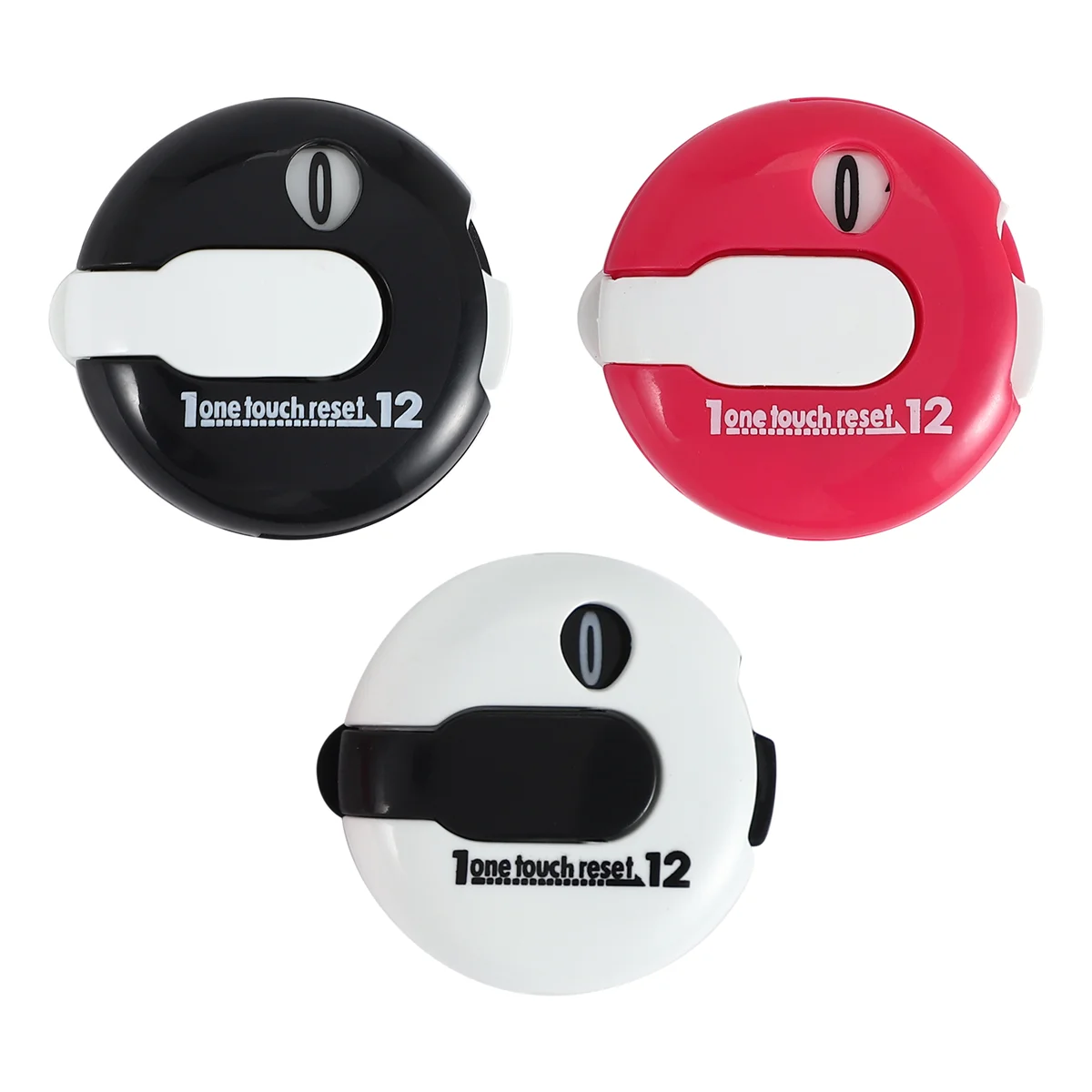 【CYBER MONDAY】3 Pcs Mini Golf Score Counter Golf Stroke Counter with One Contact Reset Shot Putt Indicator Sport Accessories