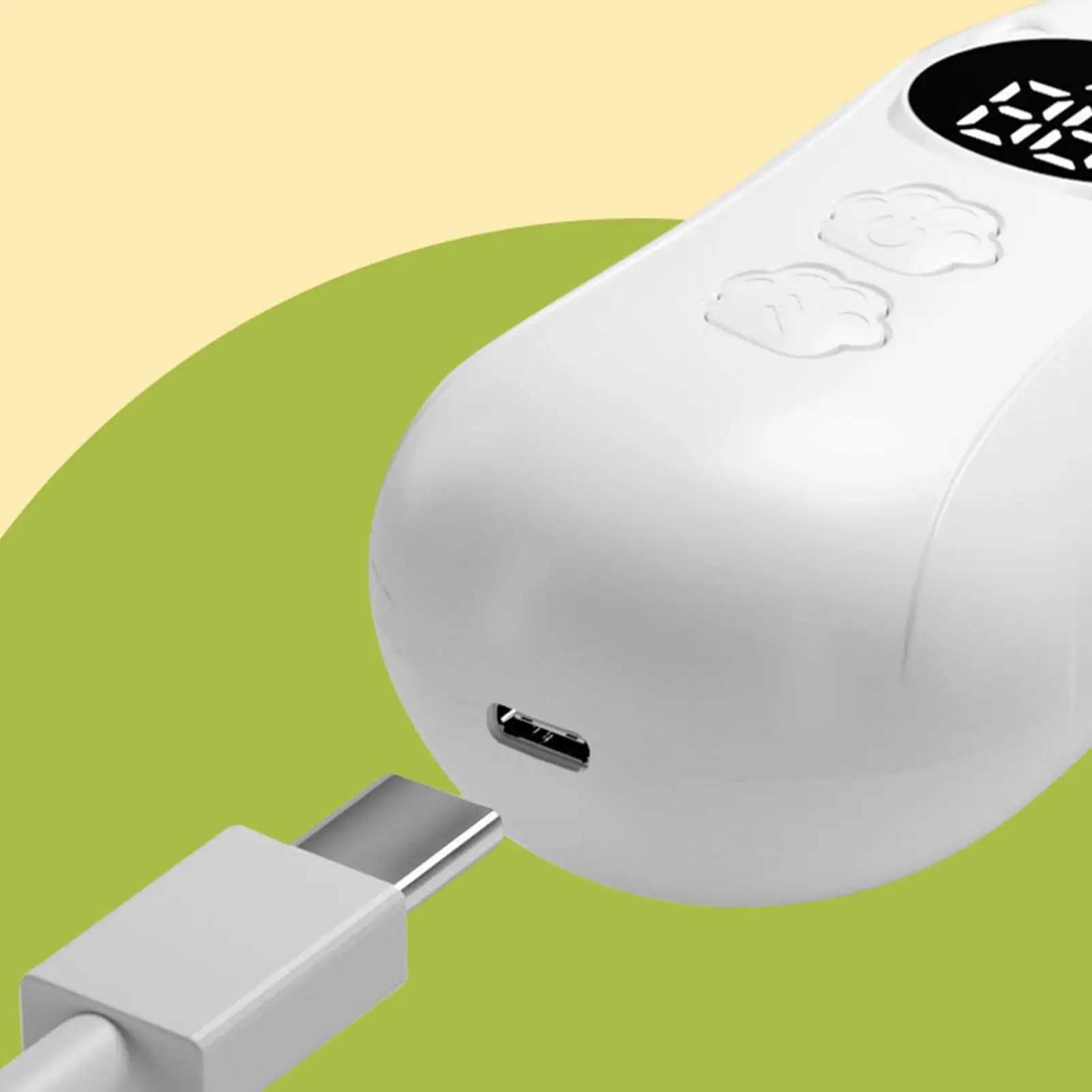 مصاصة الأنف الكهربائية القابلة لإعادة الشحن مزيل Booger مع رأس بديل مزدوج الحجم قابل للتعديل شفاط الأنف للسعال #2