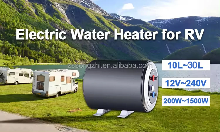 Boat Water Heater tank 24v 12v Rv Boiler Electric Water 12v 10l Hot  Rv Electric 12V RV DC Storage Caravan Electric Water Heater view 6