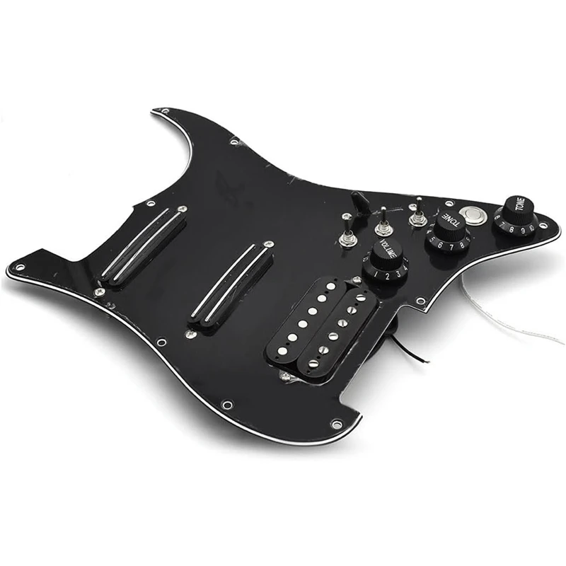 Electric Guitar Pickguard Pickup With Singlecut Wiring Loaded Prewired Guitar Pickguard For Fender Strat Guitar Durable