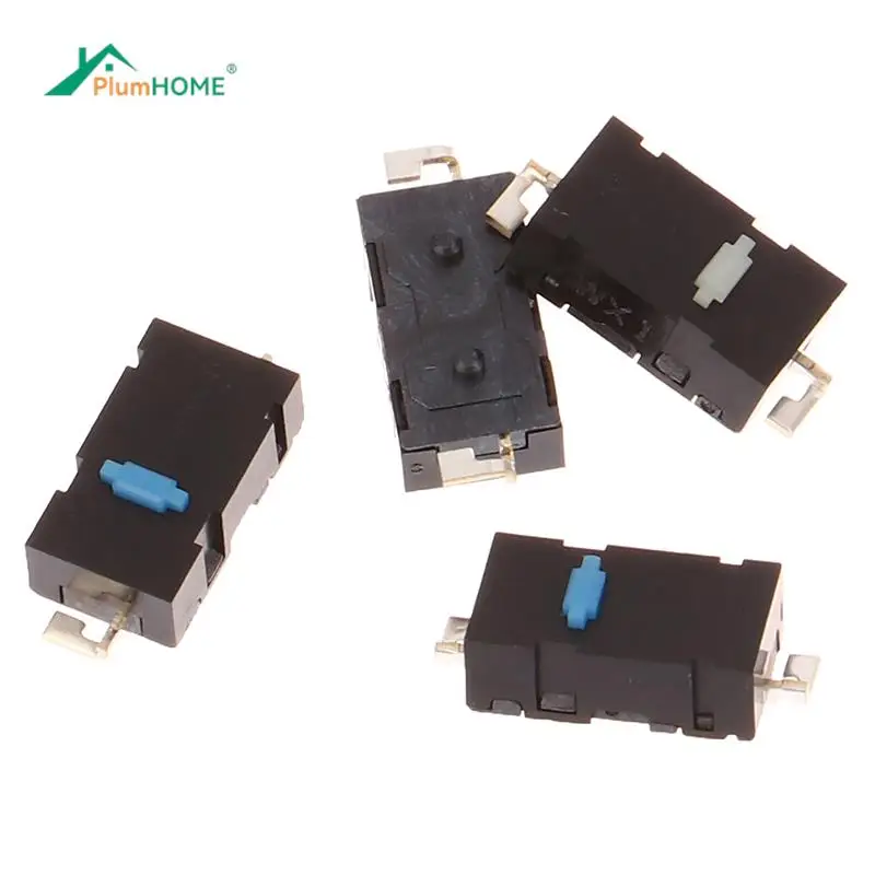 2pcs Wireless Mouse Micro Switch D2LS-21 D2LS-11 2-Pin Blue Dot Microswitch M905 Button Replacements