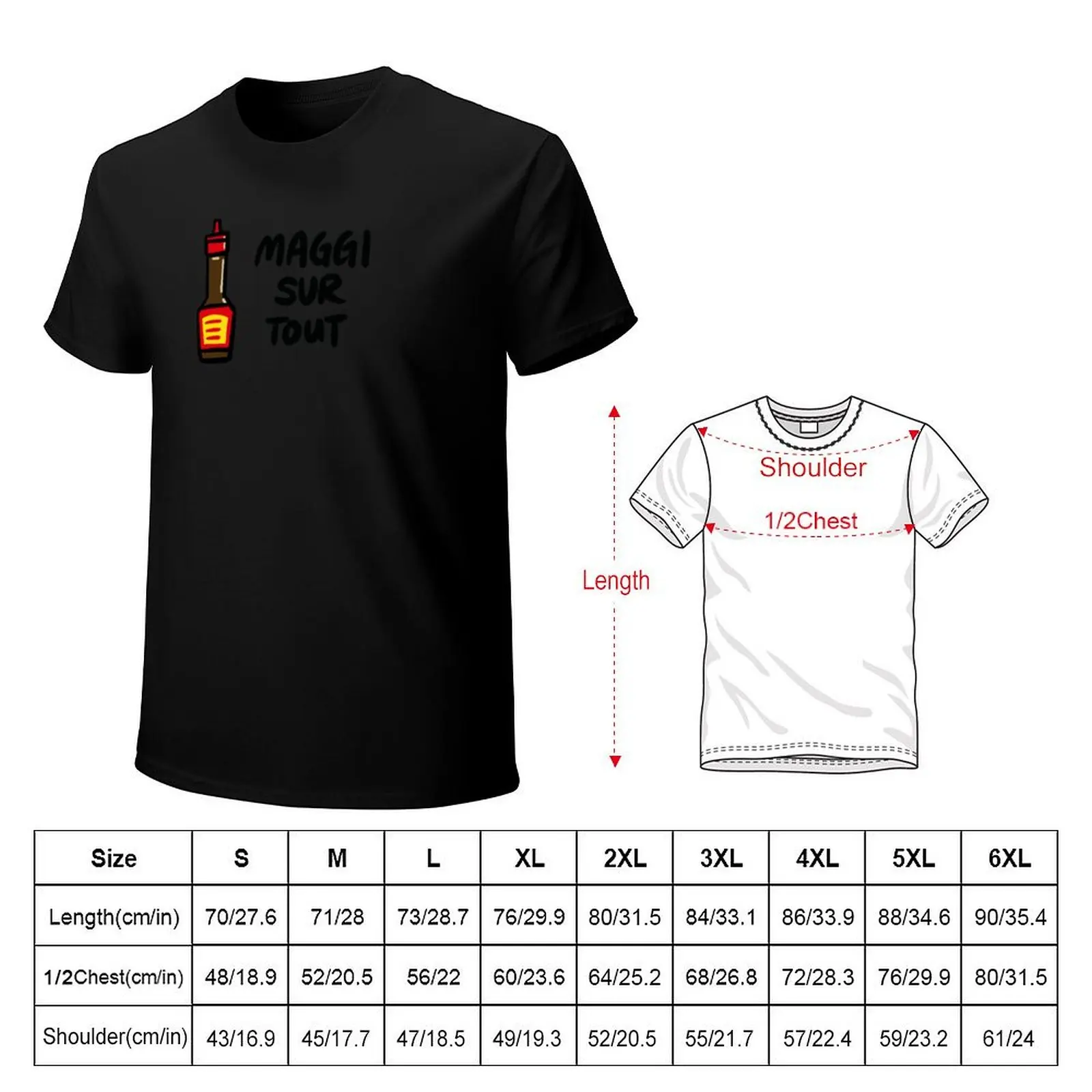 Maggi Sur Tout (Fran?ais) T-Shirt Durable Work Wear T-Shirt