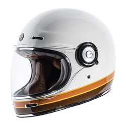 Torc Motorycle Riding Vintage Helmet Motorcycle Full Face Helmet Cover Retro Helmet Men Motorbike Personality Cool Locomotive