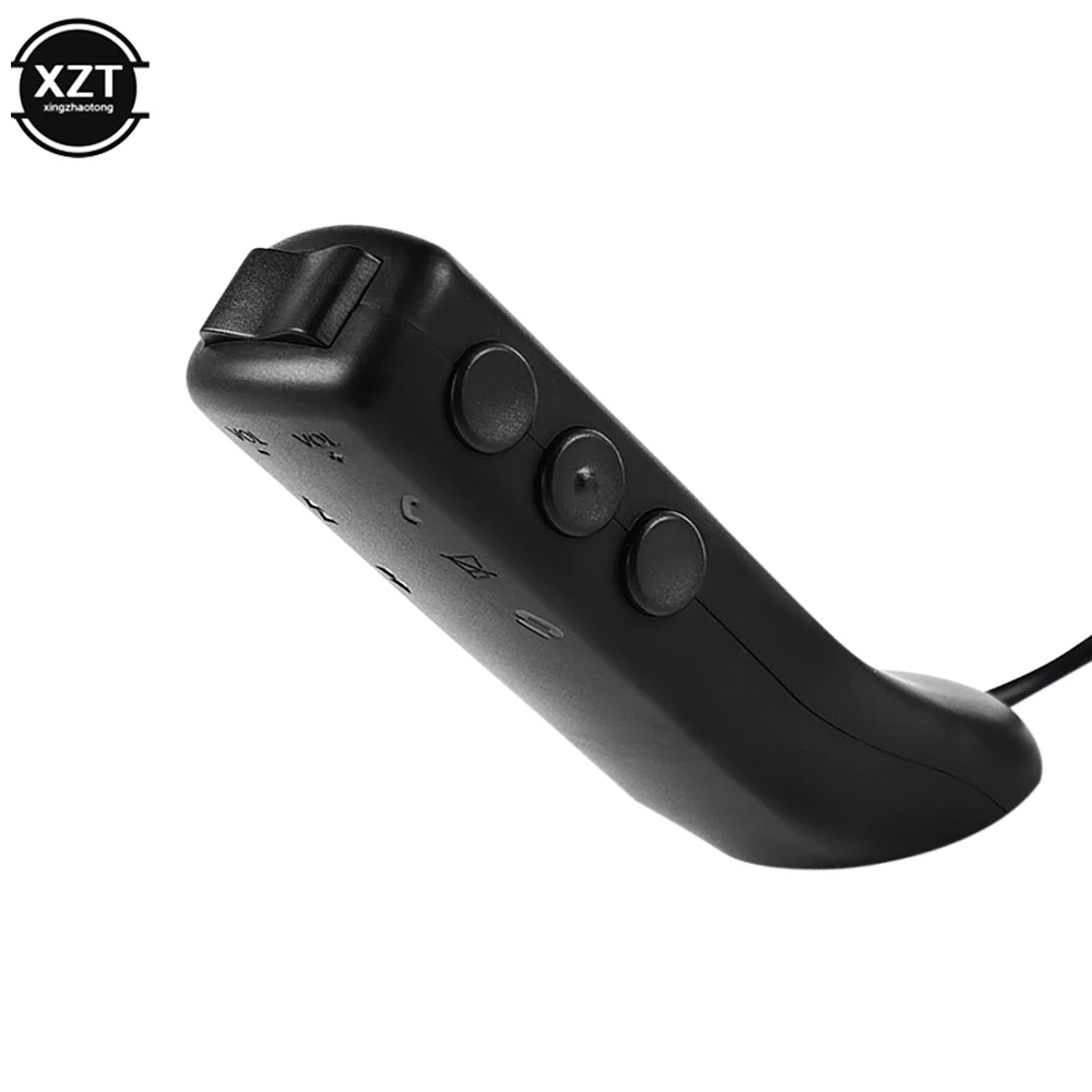 Botão de volante universal do carro Controle Remoto, Multifuncional, Rádio, GPS, Navegação de DVD, Controle Remoto com Fio