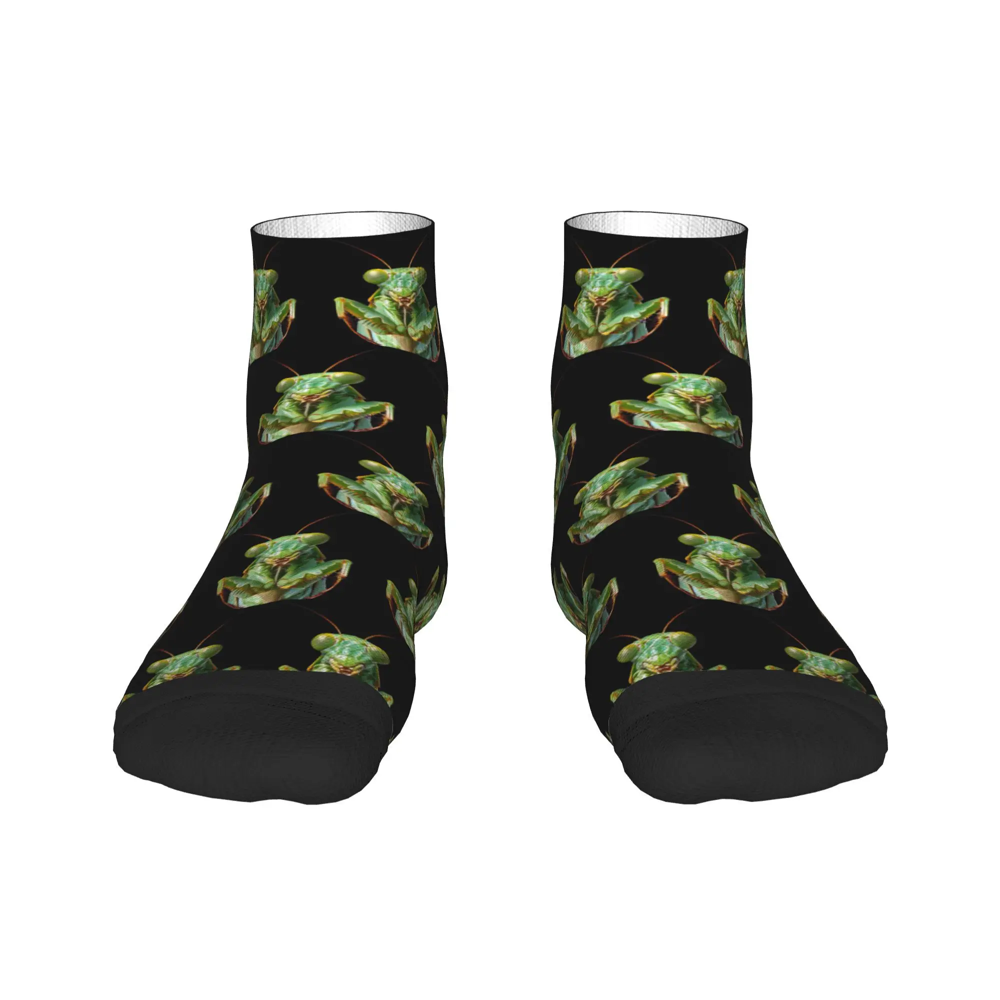 

Green Praying Mantis, Eerie Insect Art Socks Harajuku Stockings All Season Socks Accessories for Man's Woman's Christmas Gifts