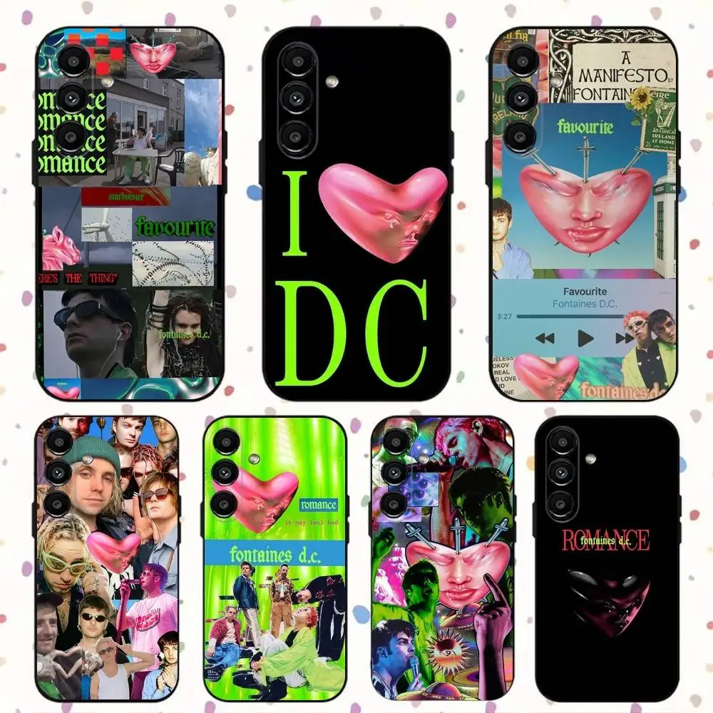 

Fontaines DC Romance Phone Case For Samsung S24,S21,S22,S23,S30,Ultra,S20,Plus,Fe,Lite,Note,10,9,5G Black Soft Cover