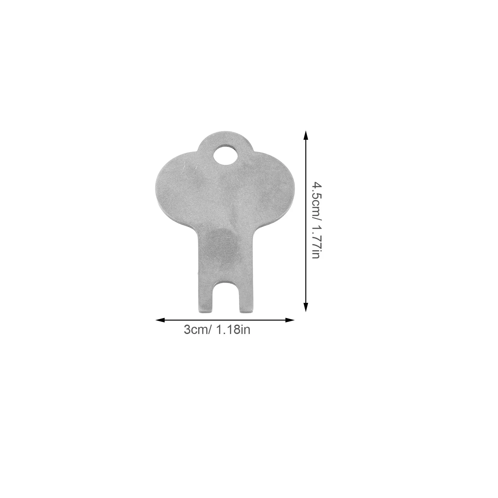 Metal Paper Towel Dispenser Key High Strength Toilet Tissue Dispenser Key Replacement for Commercial Bathroom Use