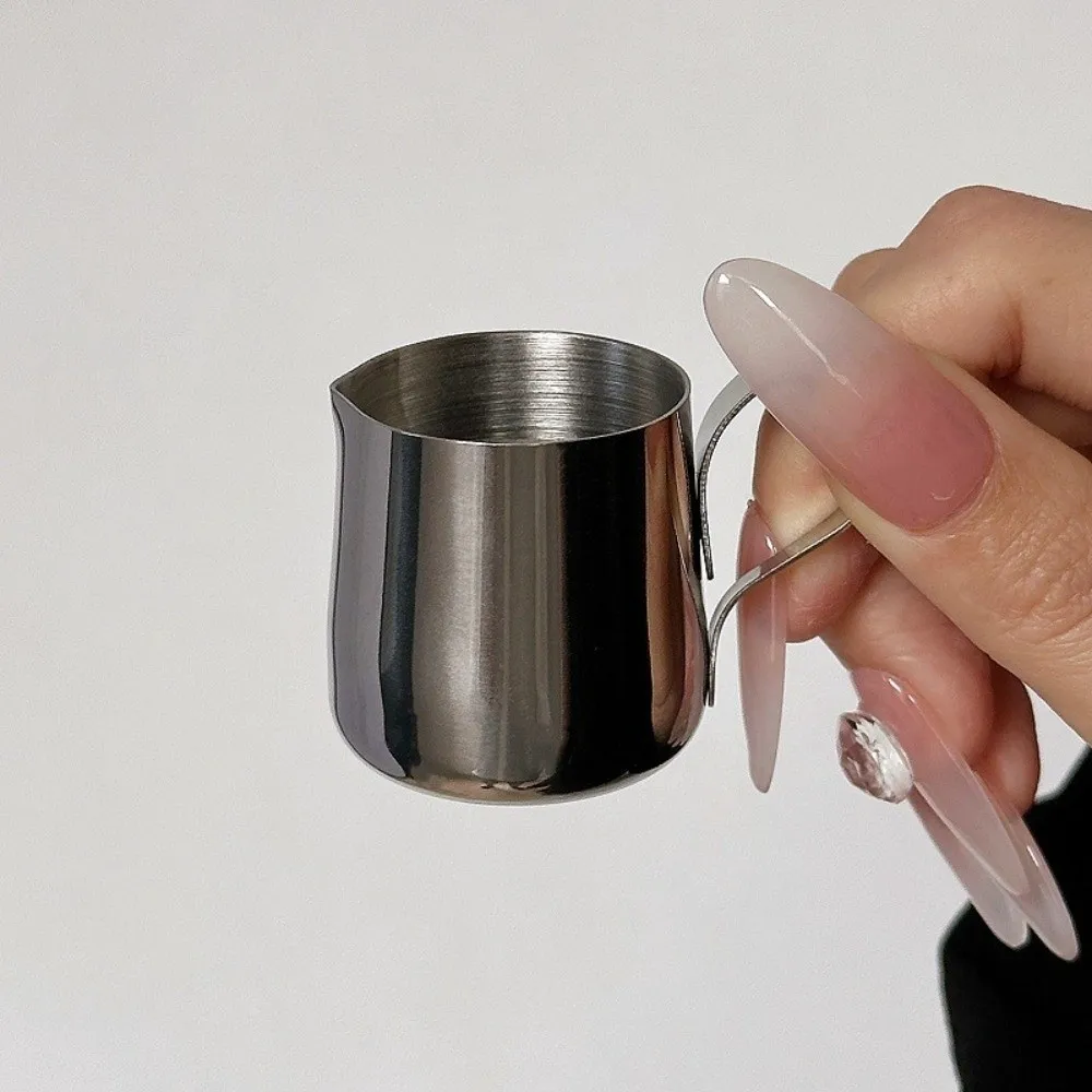 10/30ml Stainless Steel Milk Frothing Jug Mini Measurement Markings Latte Art Pitcher Sturdy Coffee Milk Frother Coffee Making