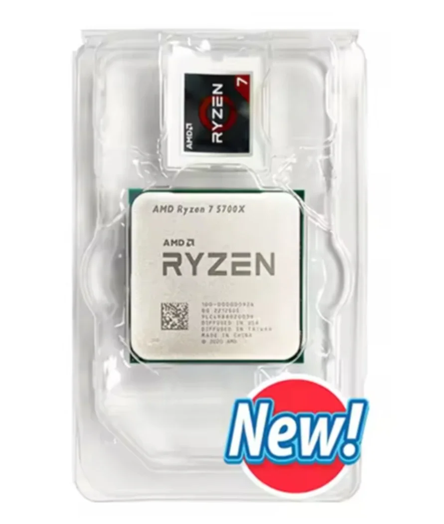 R7 5700X New CPUs for AMD R yzen 7 5700X 3.4GHz 8-Core 16-Thread AM4 Processor For Desktop Computer