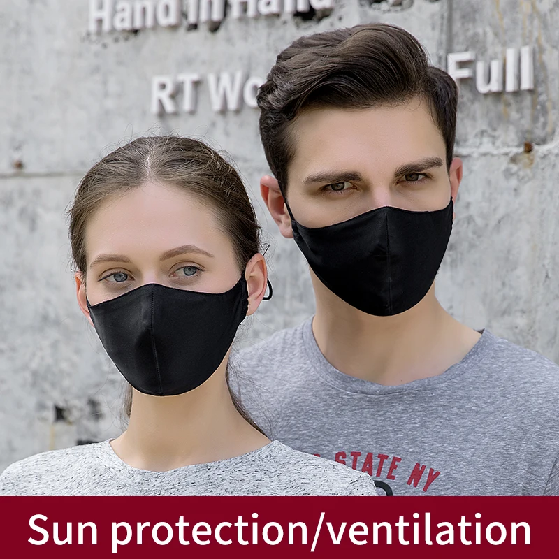 Jedwab do twarzy maska dwustronny jedwab mężczyźni i kobiety ultracienki krem do opalania i pyłoszczelna 1 sztuka 100% maseczka z jedwabiem