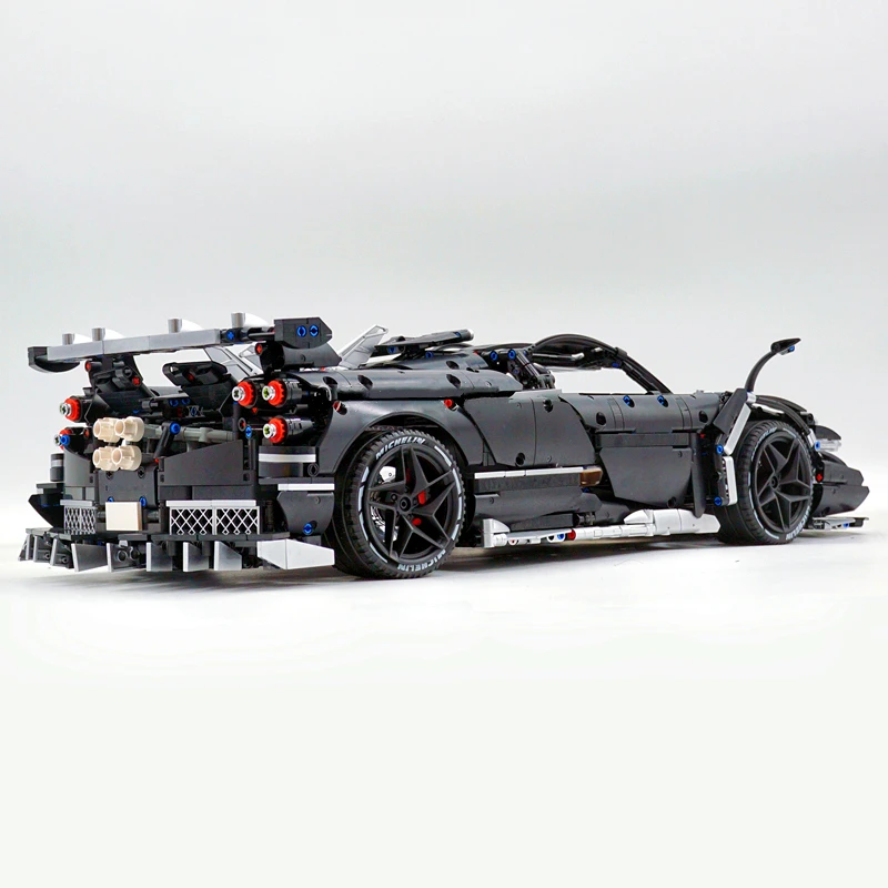 NEW IN STOCK Custom MOC Sport Car PaganiI Huayra Imola Model 1:8 Technology Accessory High-tech Building Blocks Bricks Toys