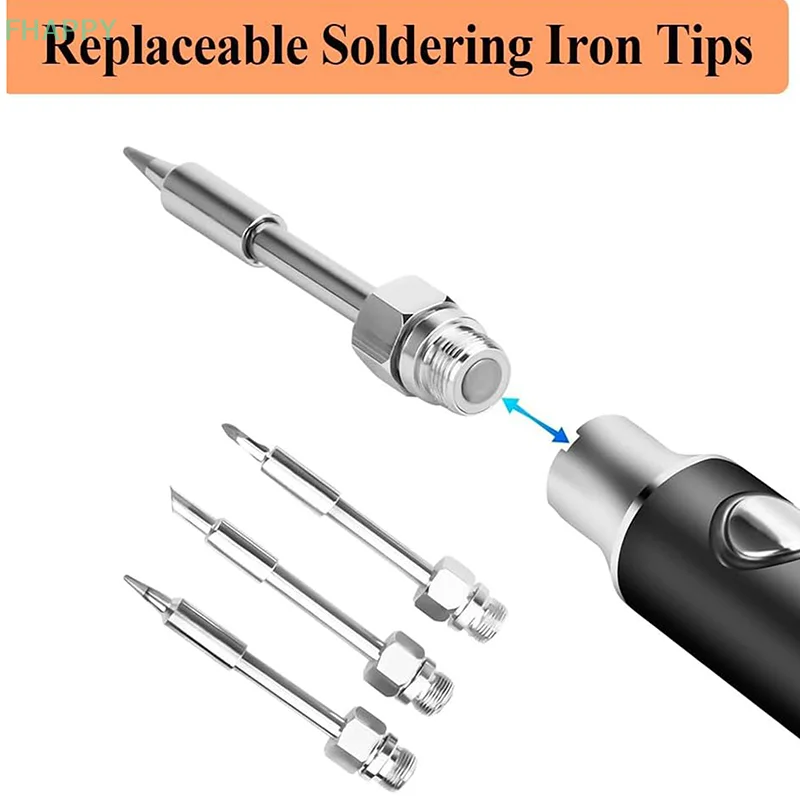 510 Interface Soldering Iron Head Mini Portable Soldering Iron Tip Accessories Tool USB Solder Tip