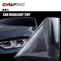 40x200cm Headlight Refurbished Film Car Stickers Cars Light Fog Taillight Tint Vinyl Self-Adhesive Headlight Protection Film