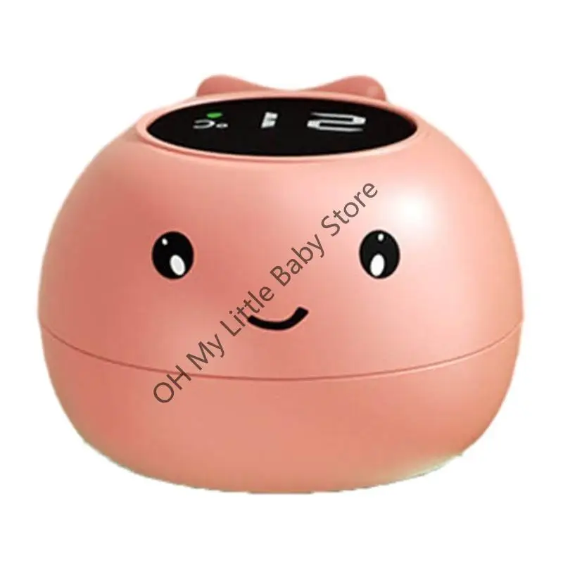 

M76C Cartoon Whale Baby Showering Thermometer Accurate Water Temperature Gauge for Bathing with Over/Low Temperature Reminder