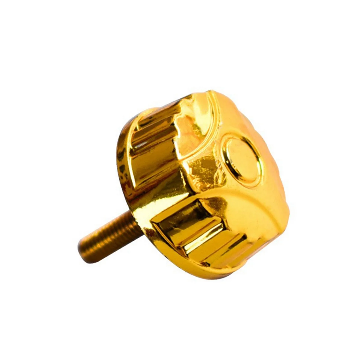 A71P 10PCS Angeln Zubehör Liefert Tackle Rad Rocker Griff Teile Rocker Arm Abdeckung Meer Stange Rad Muttern Griff Gold